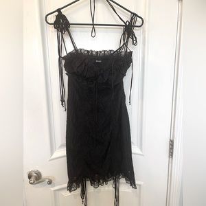 Miss Lola lace black mini dress xs
